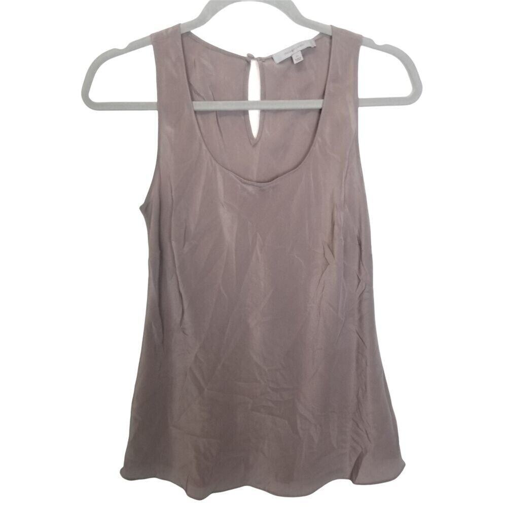 Classiques Entier Women Silk Tank Top Size XS Quiet Luxury Classic Minimalist